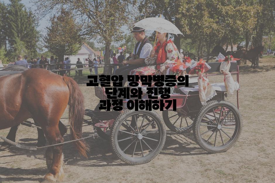 고혈압 망막병증의 단계와 진행 과정 이해하기