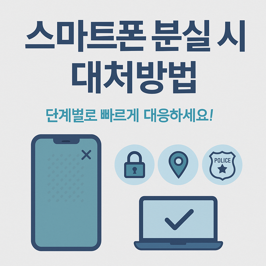 스마트폰 분실 시 단계별 대처 방법의 관련사진
