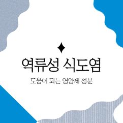 역류성식도염 도움되는 영양제성분 템플릿