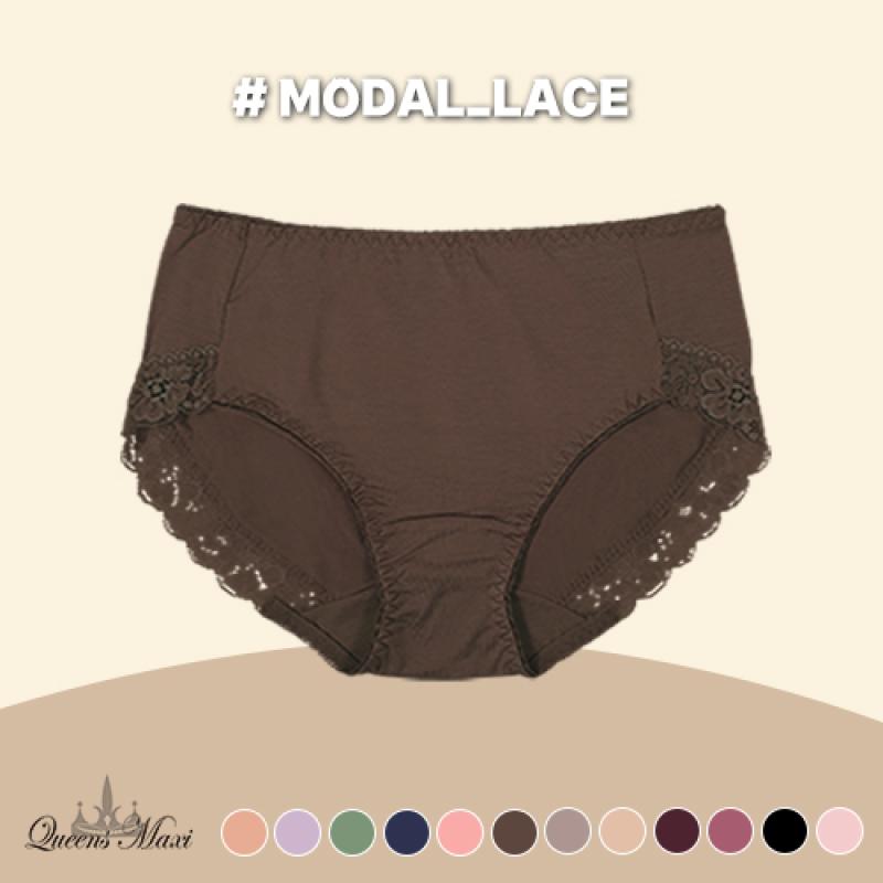 퀸즈맥시 24시간 편안한 모달 레이스 노라인 미디팬티 리뷰별다섯개만점