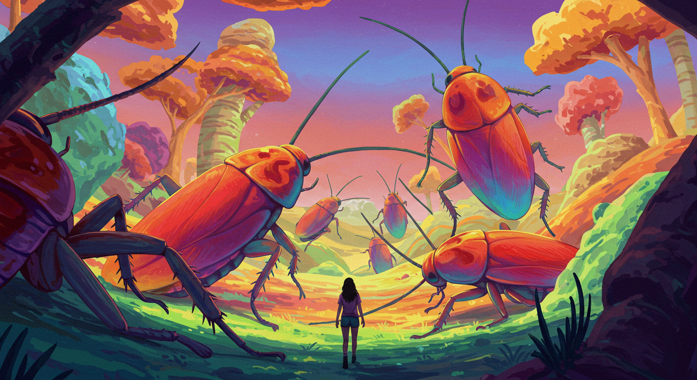 집안에 바퀴벌레가 가득한 꿈