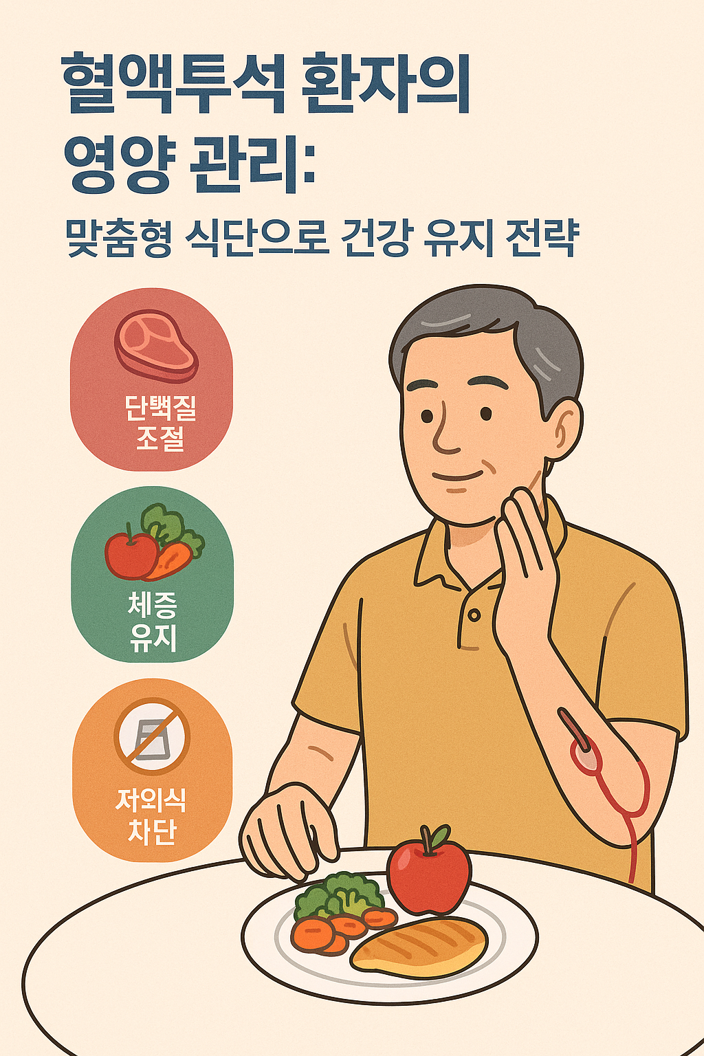 혈액투석 환자의 영양 관리: 맞춤형 식단으로 건강 유지 전략