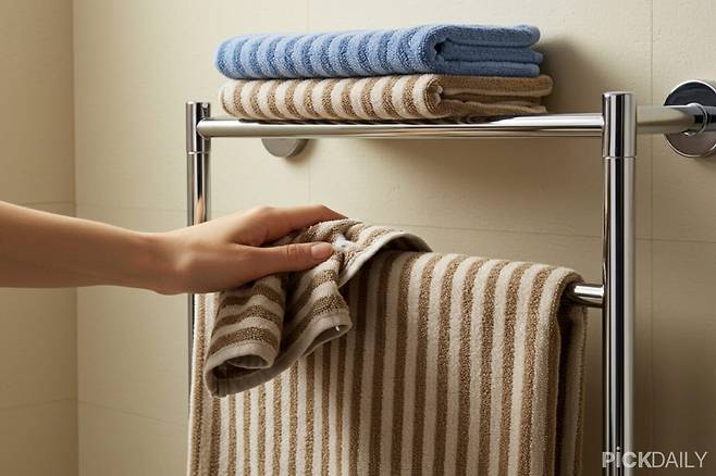 향기롭고 뽀송뽀송한 수건