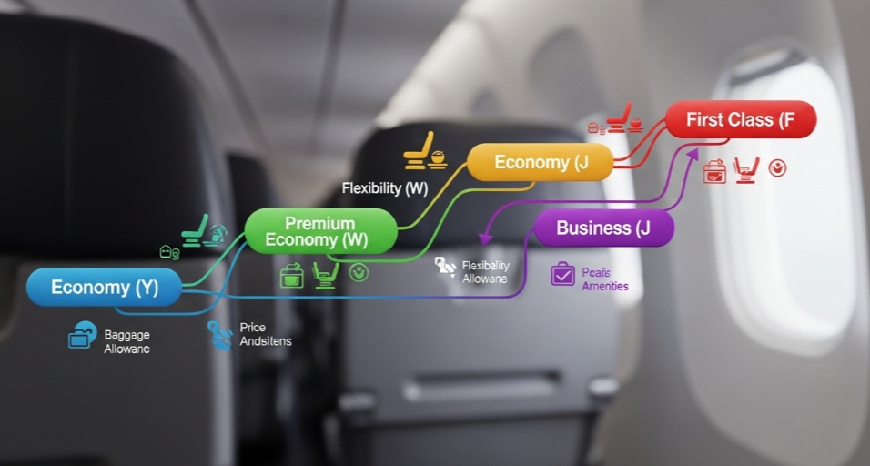 비행기 예약 등급 업그레이드