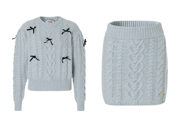 세 번째 결혼 오승아 랭앤루 니트 스커트