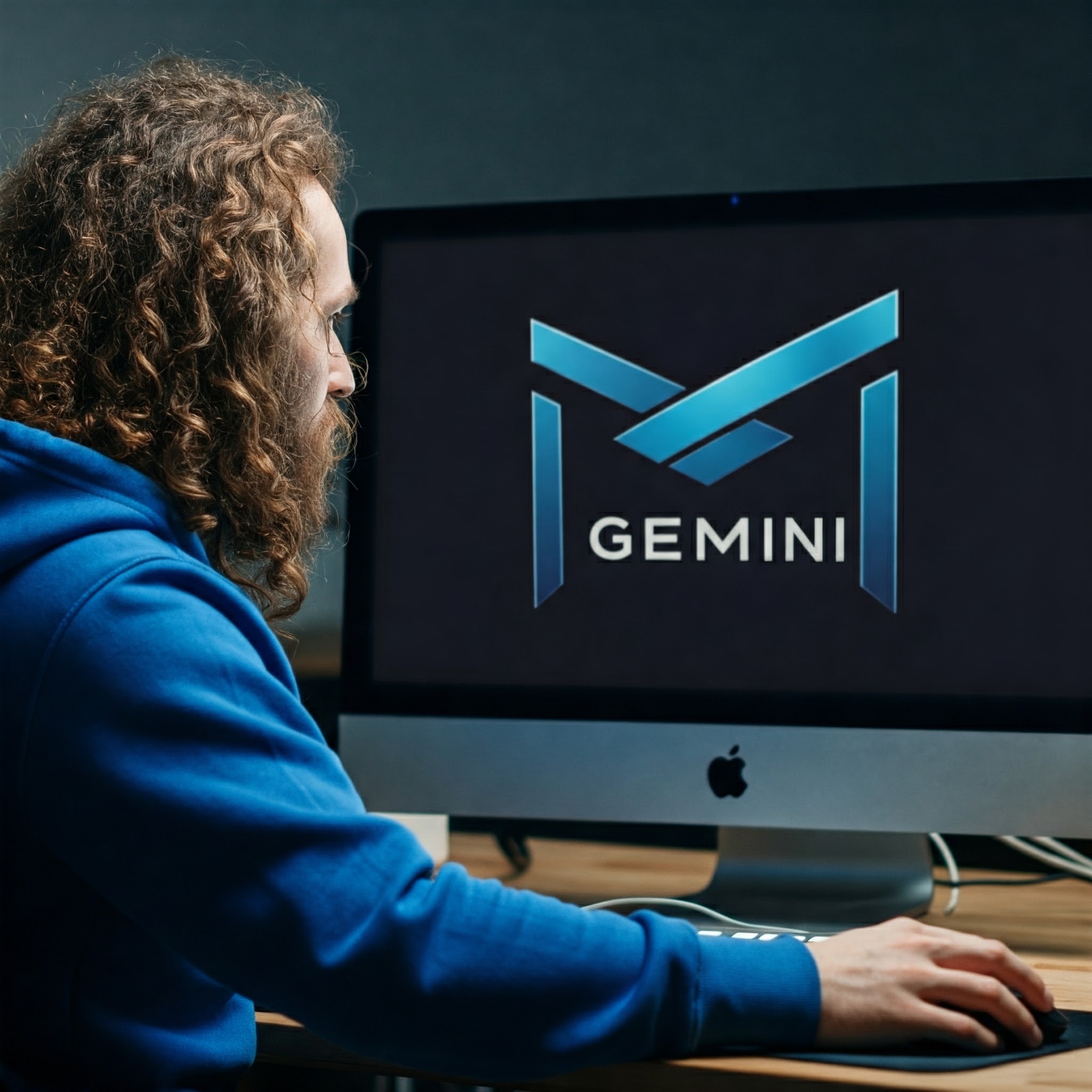 컴퓨터에서 Gemini 사용하는 사람