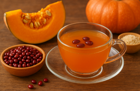 다이어트에 좋은 호박 팥차 효능.