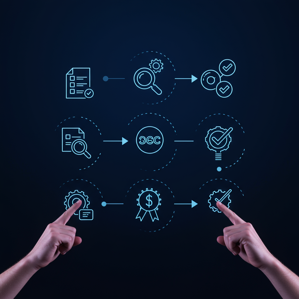 희망리턴패키지 신청부터 결과까지 진행 과정 흐름도