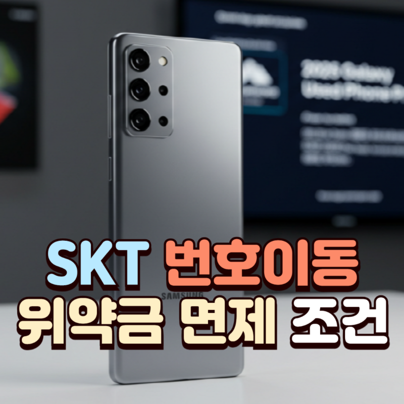 SK 번호이동 위약금 면제