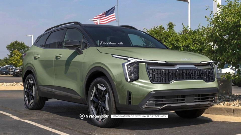 기아 스포티지 페이스리프트 예상도