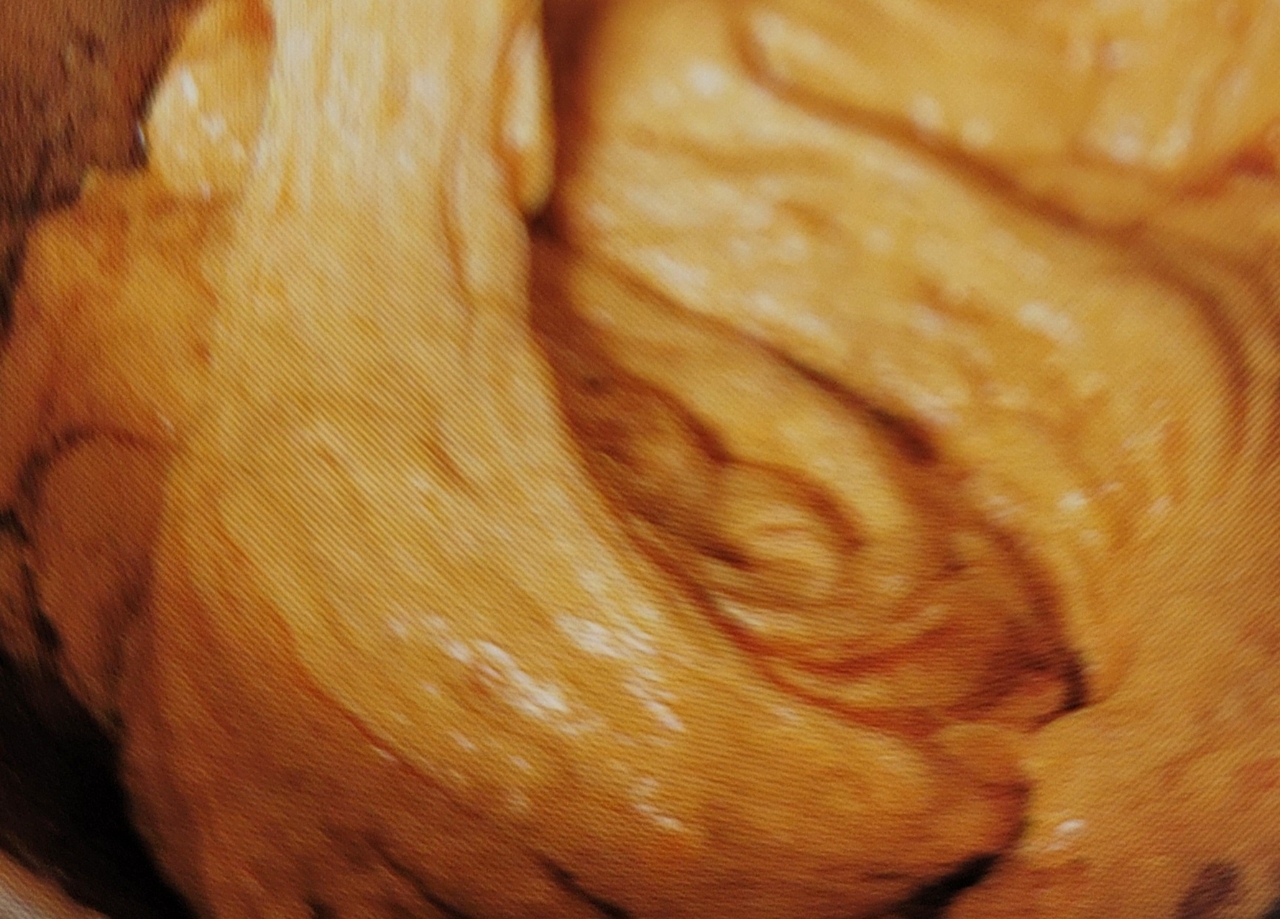 밀가루 반죽 완성 상태(최종단계)