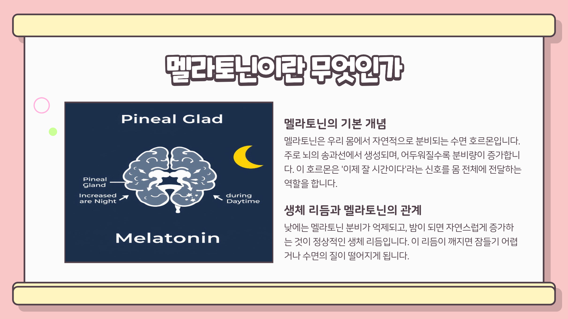 멜라토닌 섭취 괜찮을까? 멜라토닌 영양제 효능 | 멜라토닌 효과 | 멜라토닌 부작용 알아보기