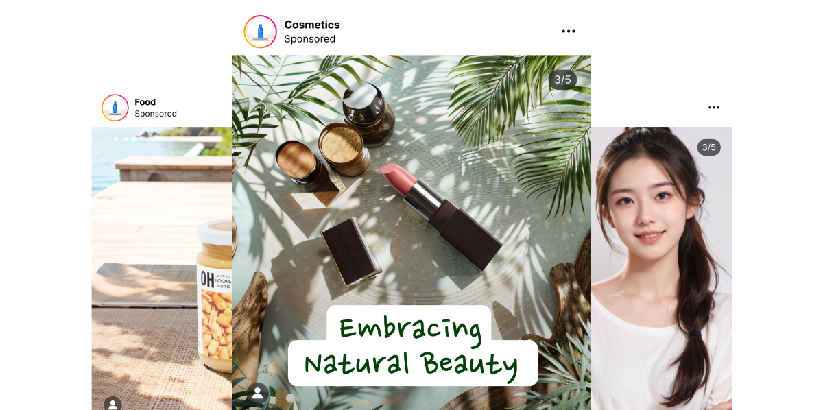 Advertisement banner Instagram image