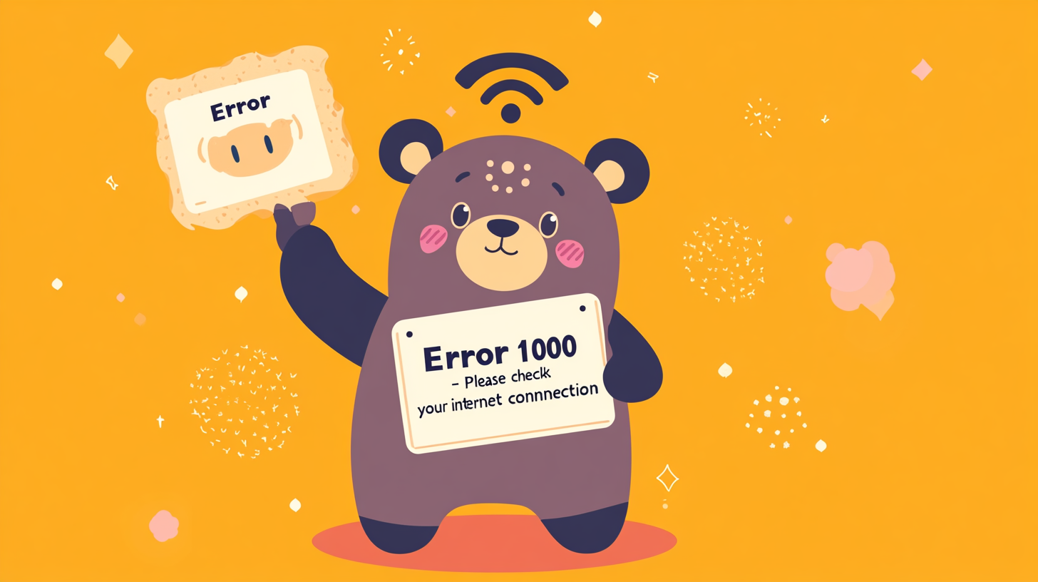 카카오톡 오류코드 1000