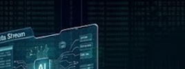 2026년 AI ETF 시장의 상위 5개 자금 흐름과 투자 전략 데이터를 시각화하여 분석 중인 로봇 이미지입니다.