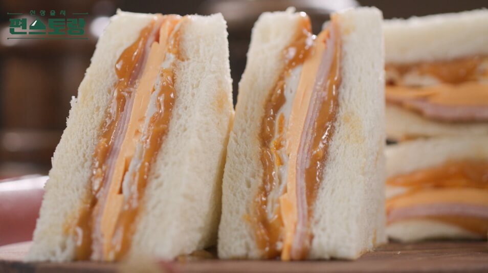 땅콩마요샌드위치