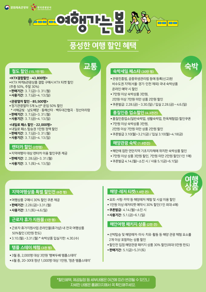 여행가는 봄 할인 혜택