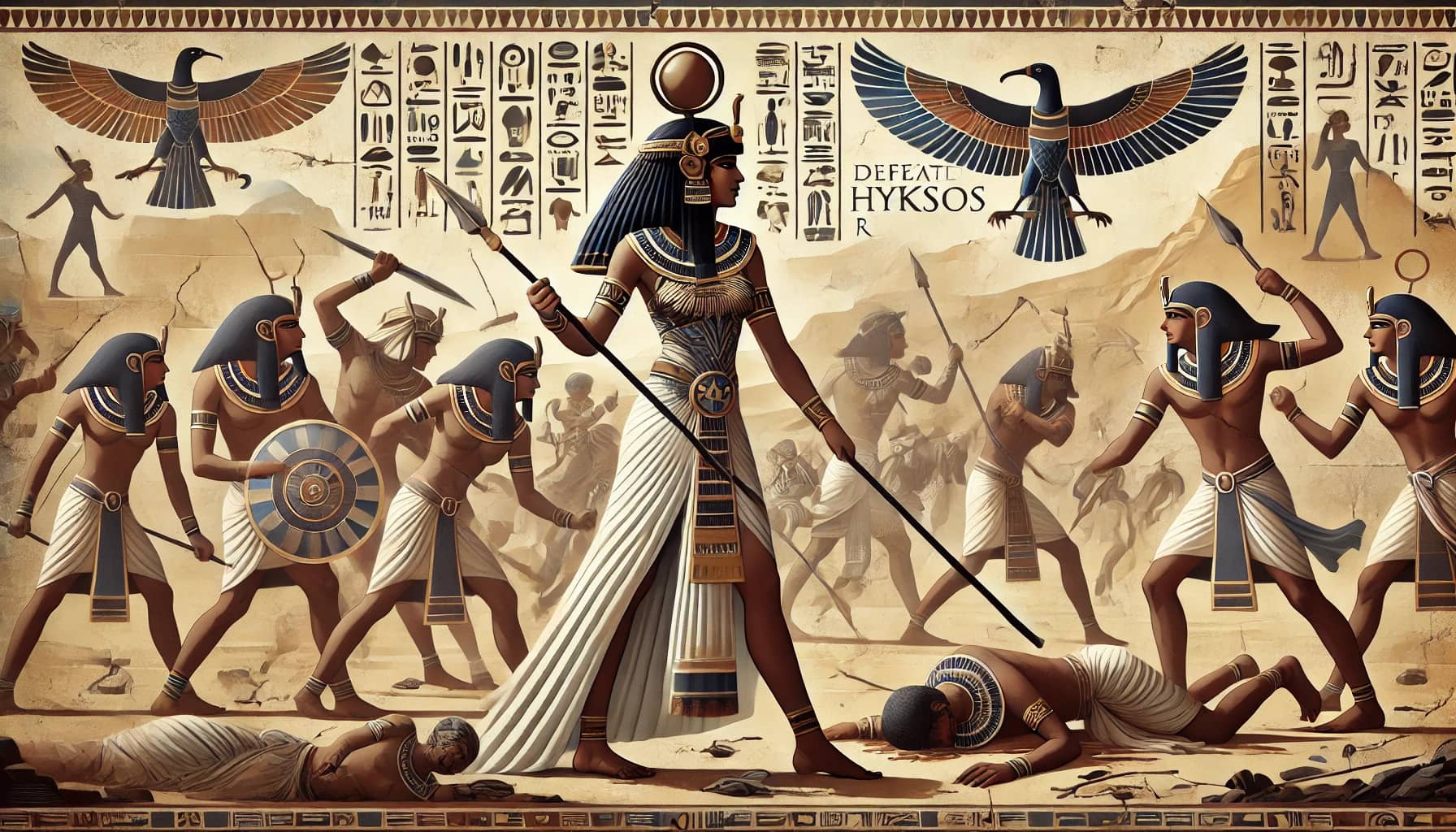 힉소스인의 지배에서 이집트를 해방시킨 여걸, 아호텝