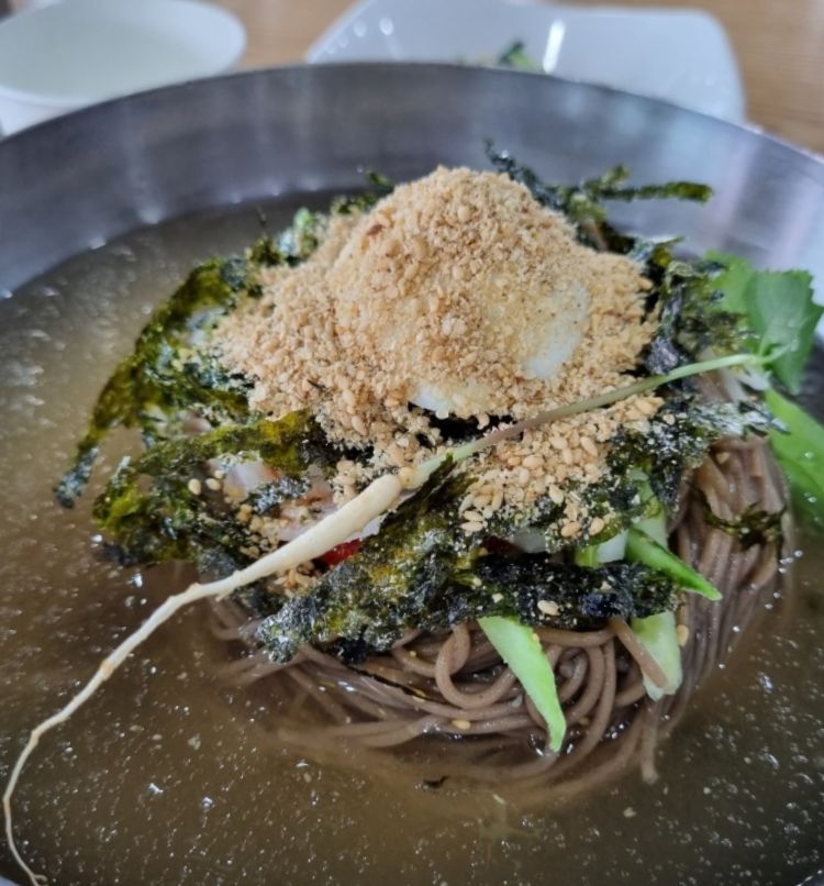 새싹삼 물막국수, 새싹삼 비빔막국수, 막국수 맛있는 곳 추천