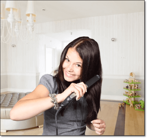 머리결이 고운 여자