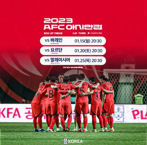 2023카타르아시안컵 E조 일정