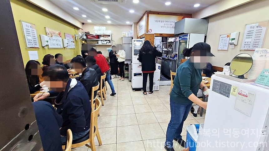 밀숲-구월점-점심시간-분위기