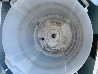 세탁기 통청소 과탄산소다와 뜨거운물 사용 통돌이 드럼 차이_25