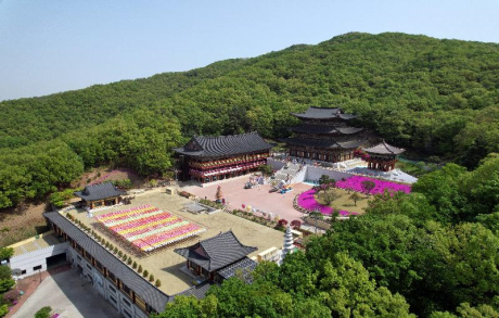 산 , 절 , 나무,풍경 ,꽃, 대광사