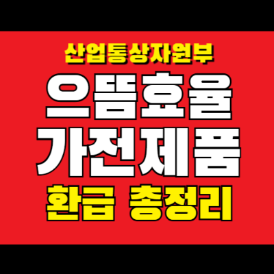 으뜸효율 가전제품