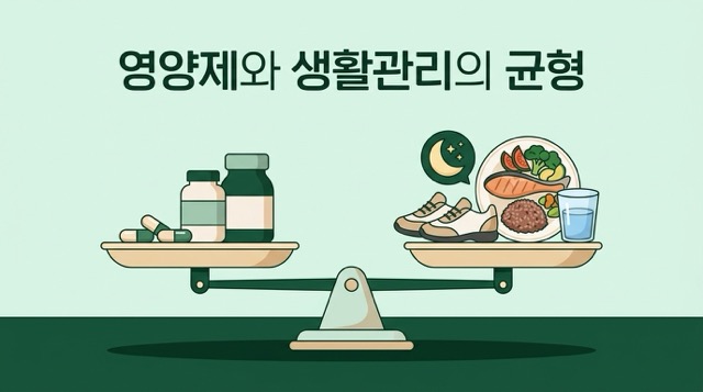 갱년기 영양제와 생활관리 균형