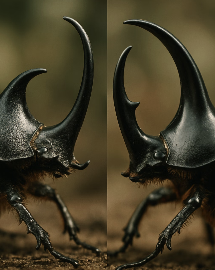 아틀라스장수풍뎅이와의 쉬운 구별법