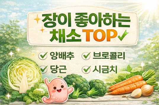 장이 좋아하는 채소