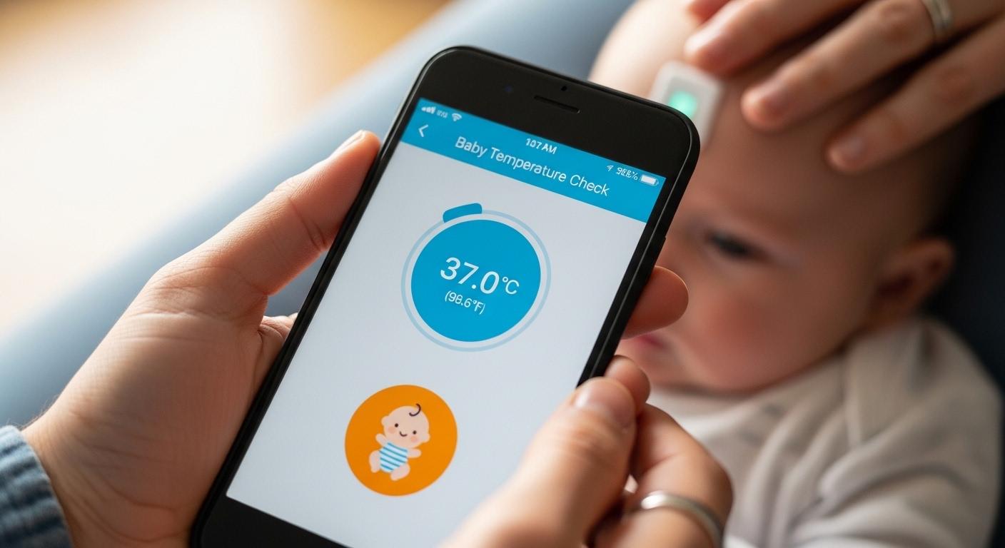 아기 열체크 어플