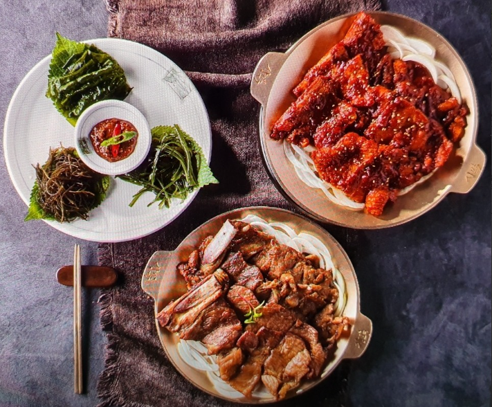 생생정보 담양식 숯불돼지갈비 양념돼지갈비 매운돼지갈비 떡갈비 쫄갈비 들깨수제비 택시맛객 광주 상무지구 상무옥숯불갈비