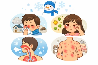 겨울철 알레르기 증상 부위별 특징5