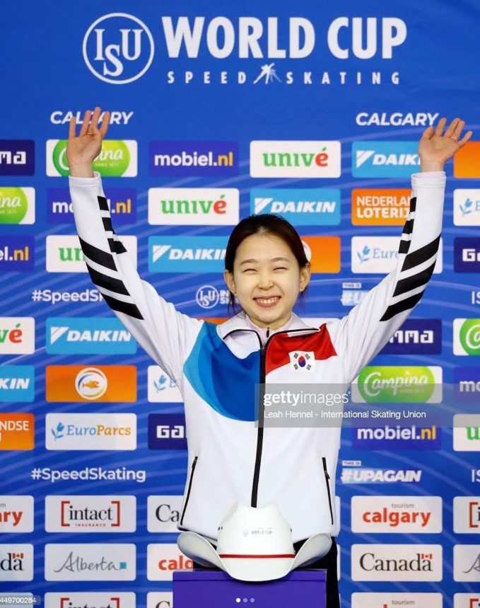 김민선 스케이트 선수 하얼빈 동계올림픽 인스타그램