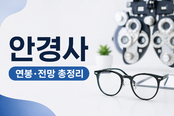 안경사 되는 법 ! 연봉부터 전망, 현실까지 한 번에 이해하는 직업 이야기
