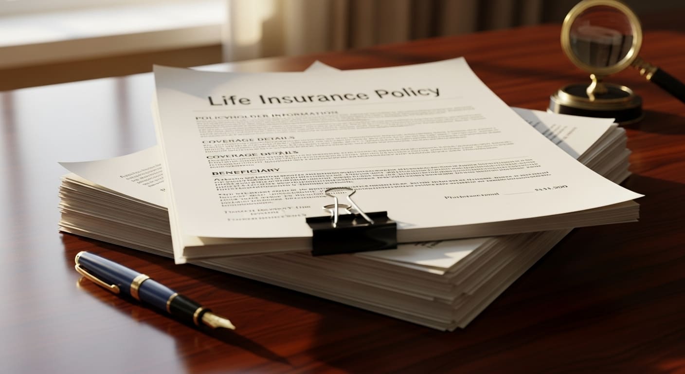 종신보험 연금전환 신청서 서류 장면