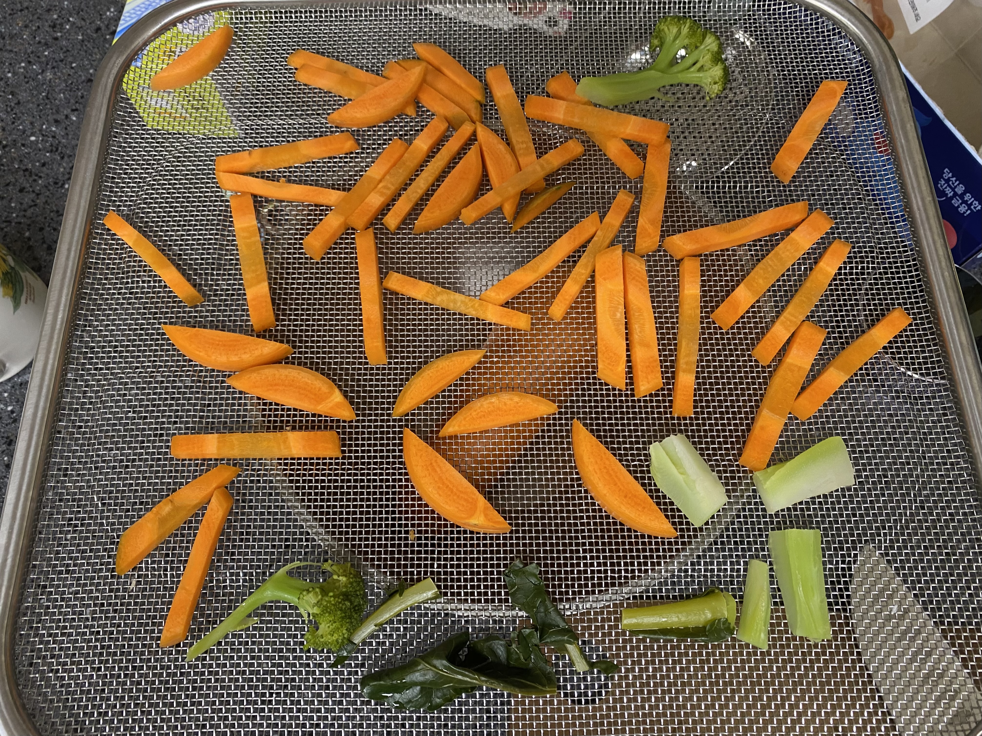 당근과 브로콜리 스틱