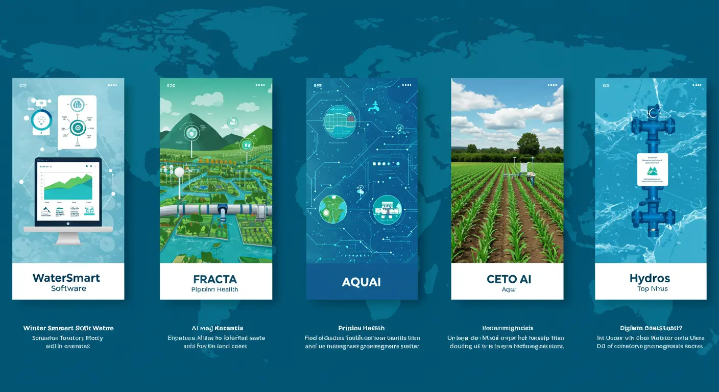글로벌 유망 AI 물 관리 스타트업 5선