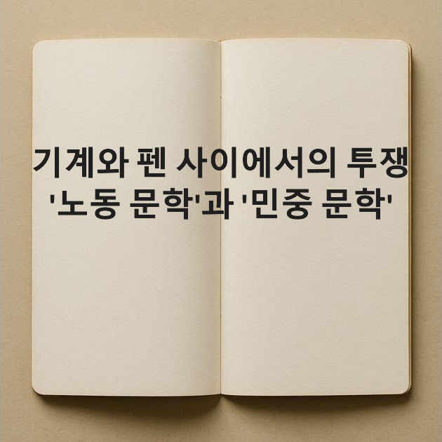 노동문학-민중문학