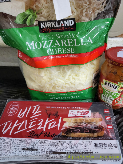 코스트코 모짜렐라 치즈, 파스트라미 햄