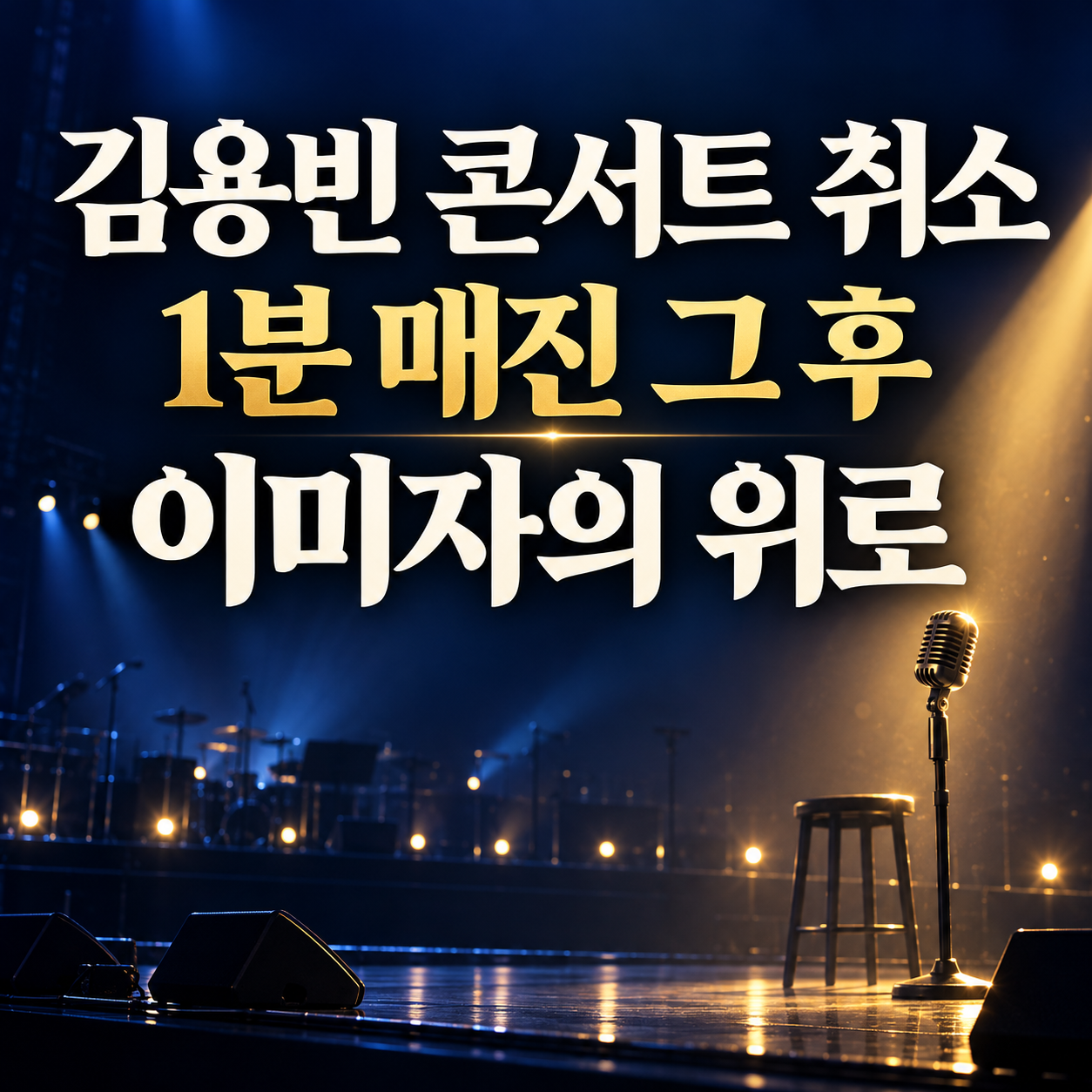 김용빈 콘서트 취소 사연 2026｜1분 매진 세레나데&middot;이미자 위로 메시지 정리