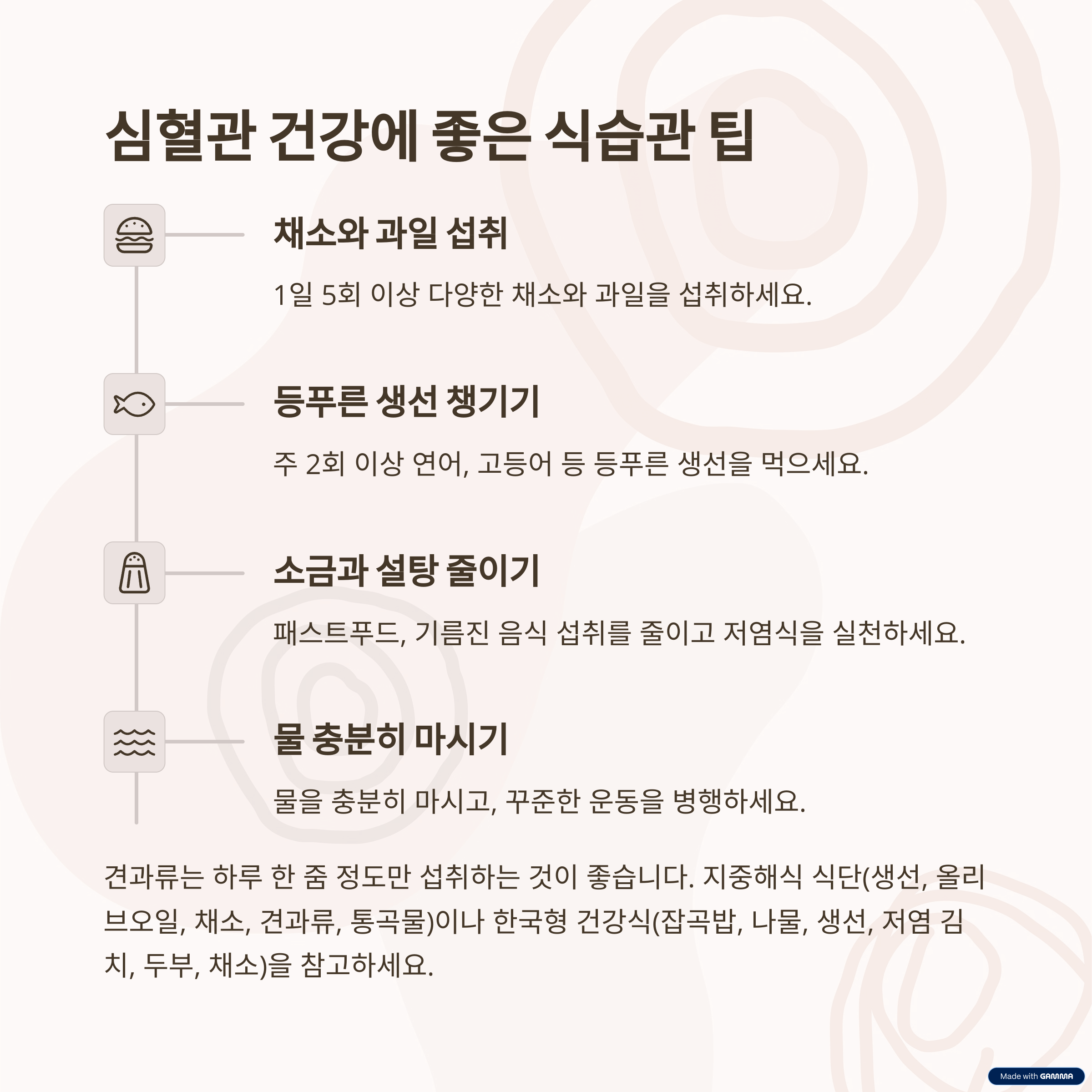 심혈관 건강을 지키는 필수 음식 7가지와 효과적인 식습관 가이드