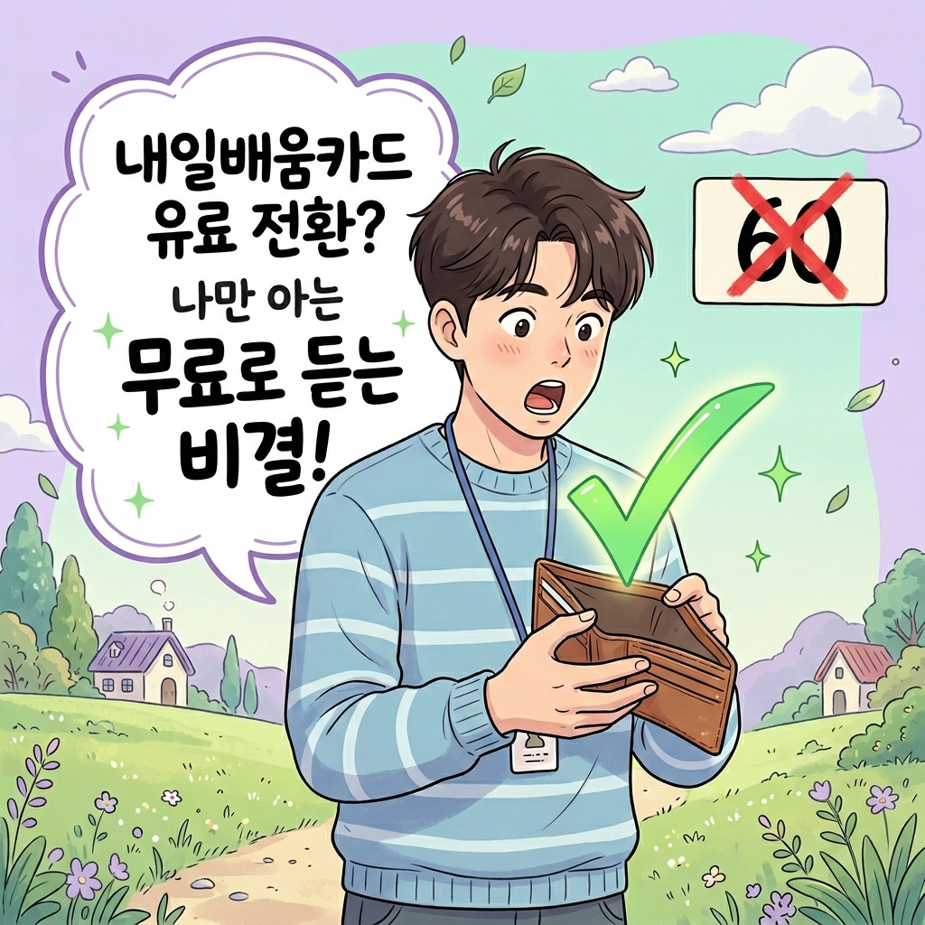 2026년 국민내일배움카드 자비부담금 60만 원 제한 규정 속에서 취약계층 전액 면제 비법
