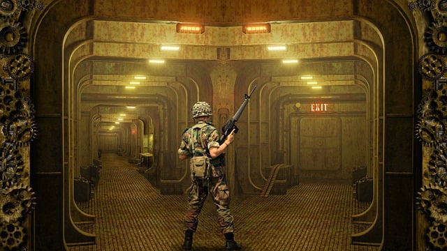 벙커 , 군인 이미지