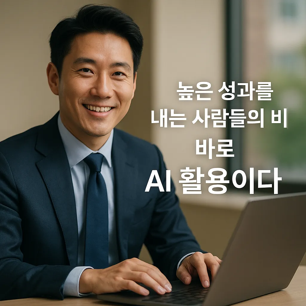 높은 성과를 내는 사람들의 비밀: 바로 AI 활용이다
