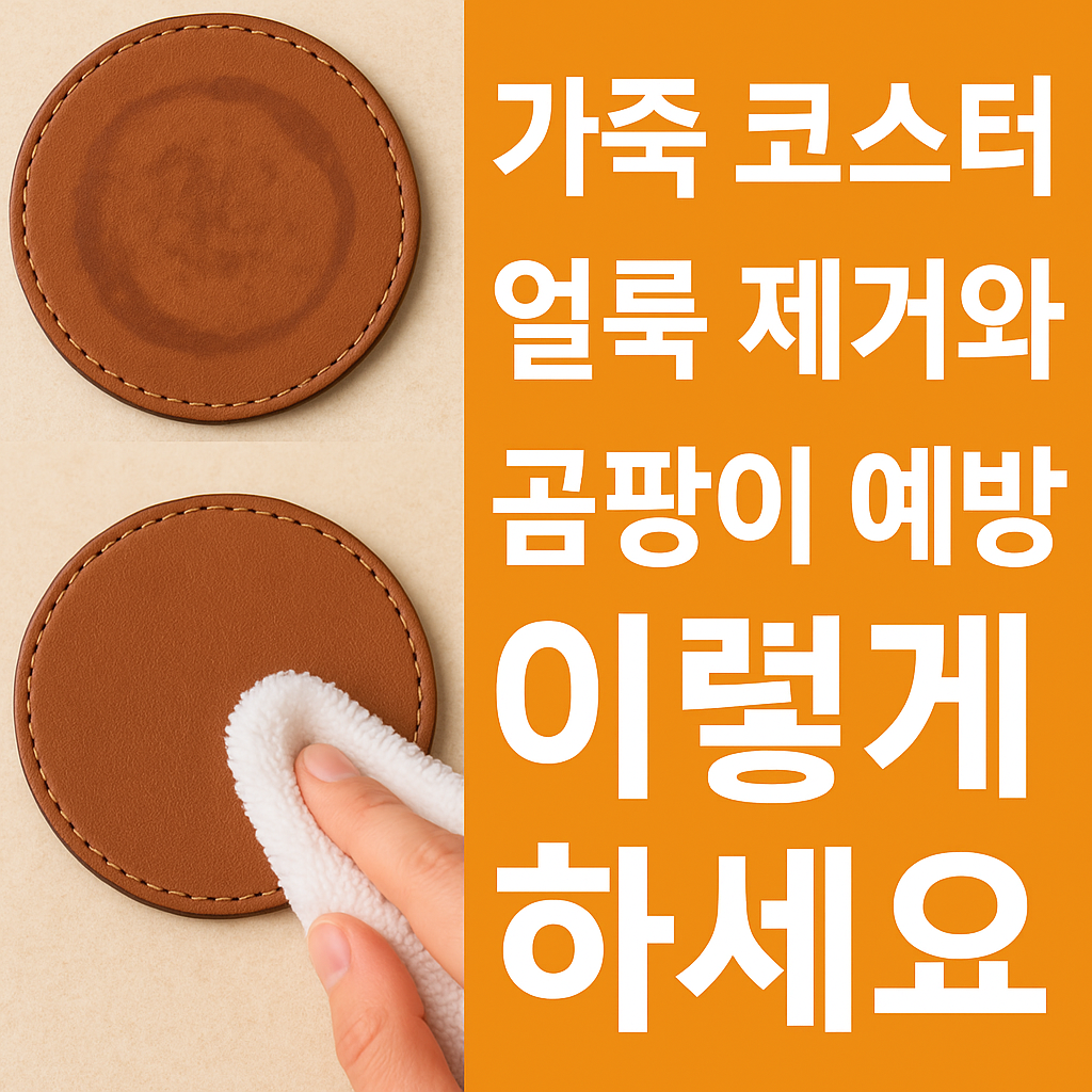 가죽 코스터