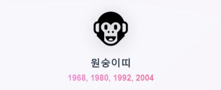 2025년 7월 24일 띠별 운세