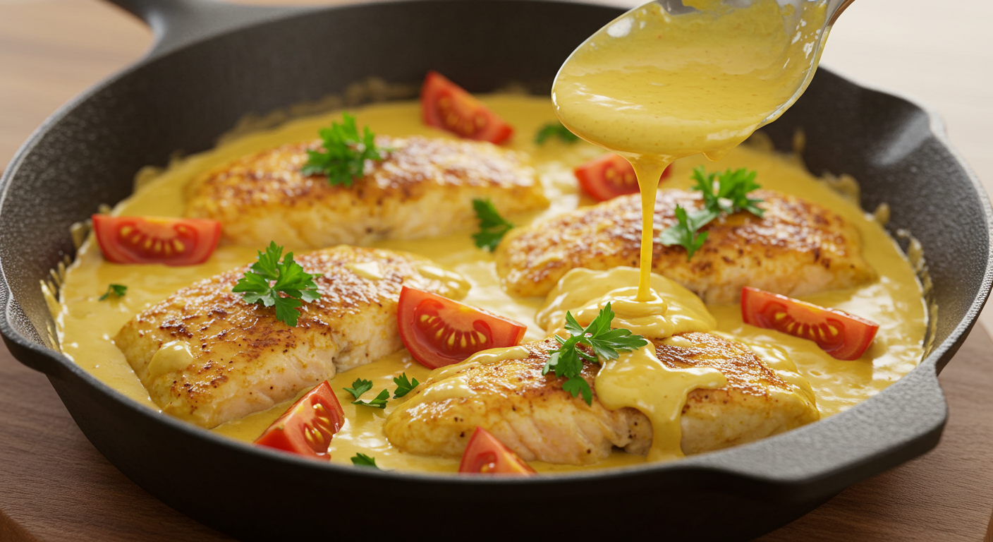 크리미 마늘 치킨